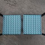 Black and blue chairs by Ulferts Tibro