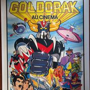 Original canvas cinema poster "Goldorak au cinéma" 120x160cm 1979
