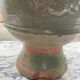 Antique French enamelled earthenware planter or pot