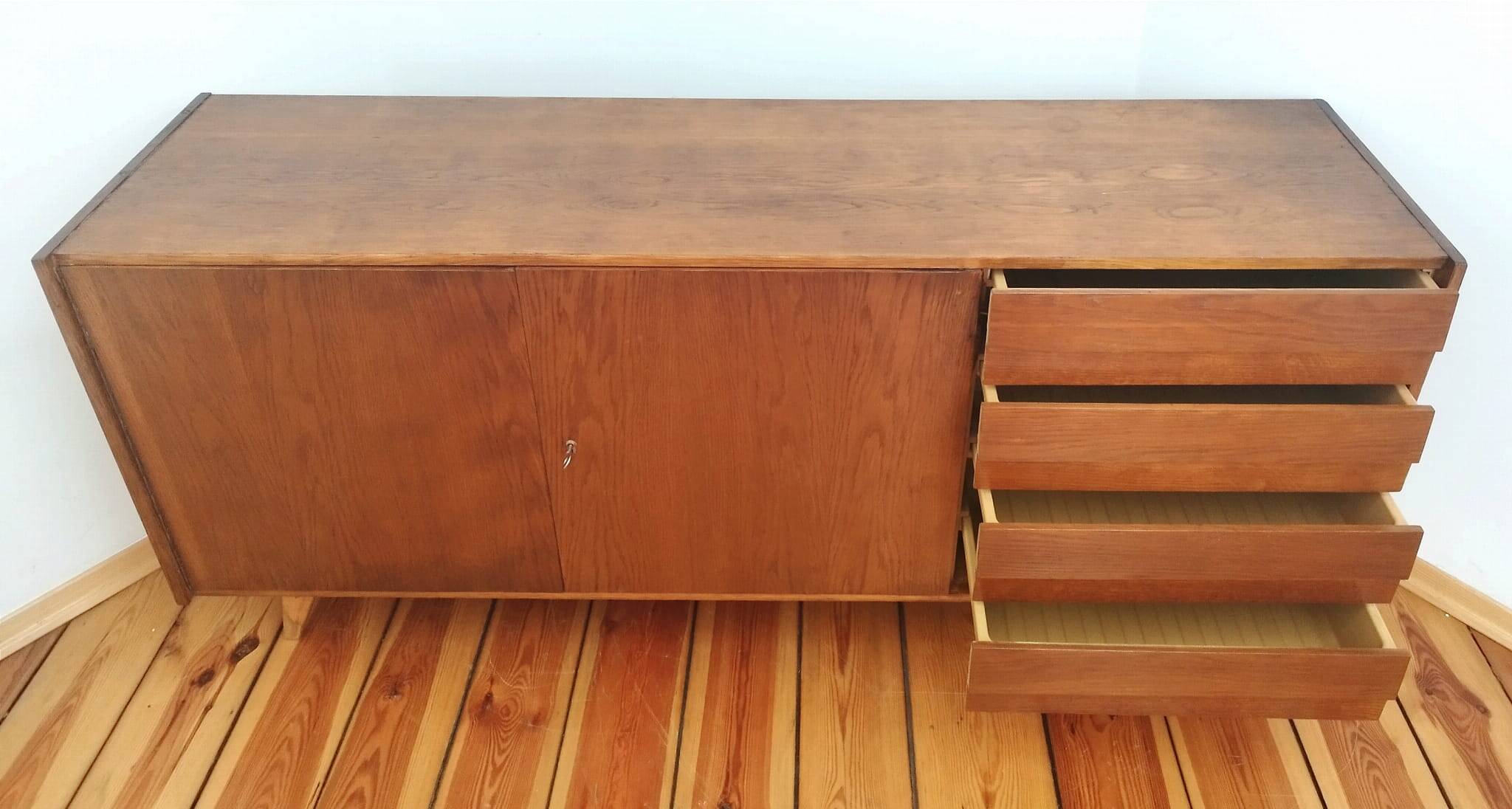 Czechoslovakian Sideboard by J. Jiroutek for Interier Prague, 1960s