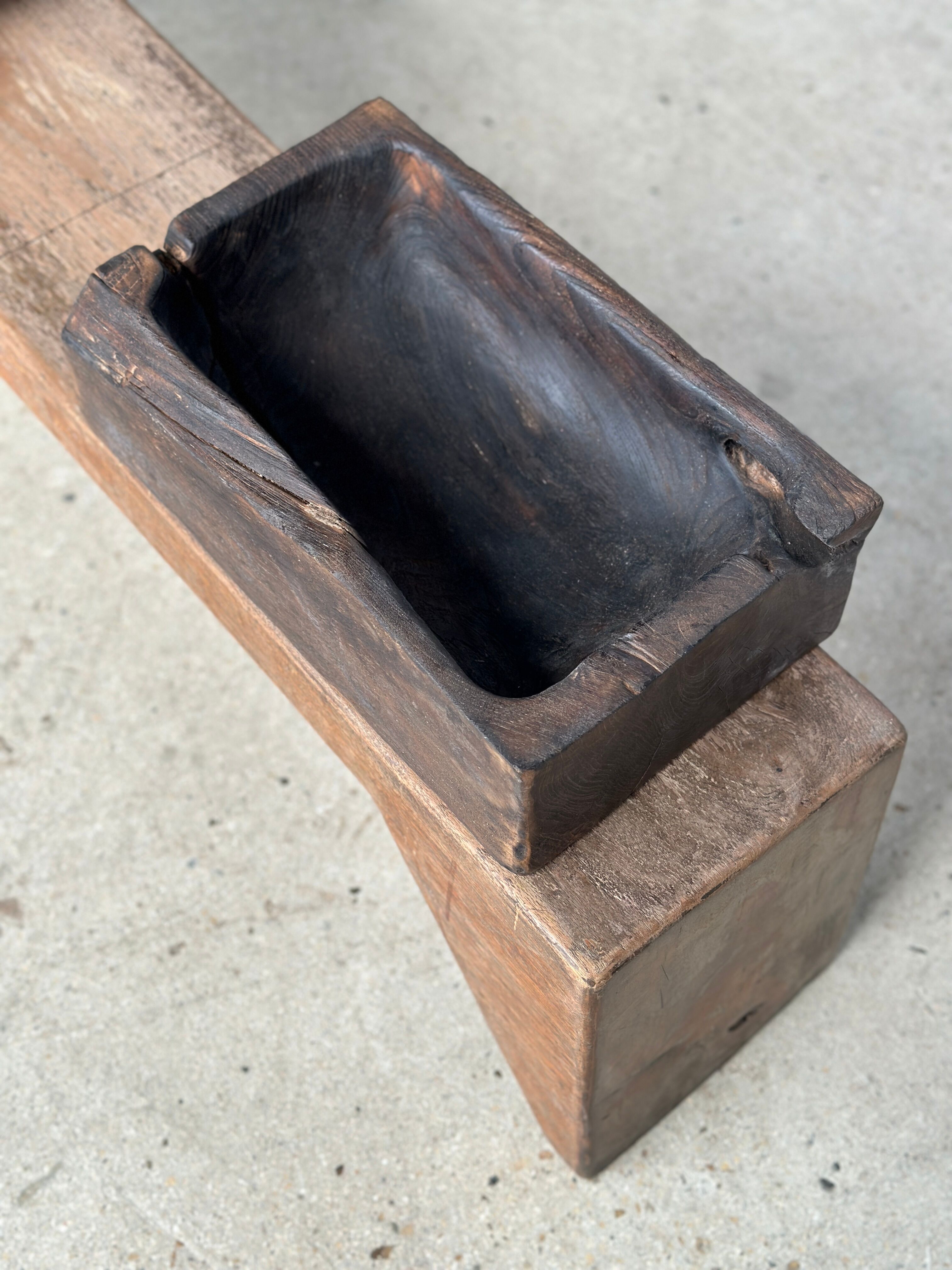 Asian teak empty pocket