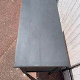 Directoire style chest of drawers Louis XVl matt black