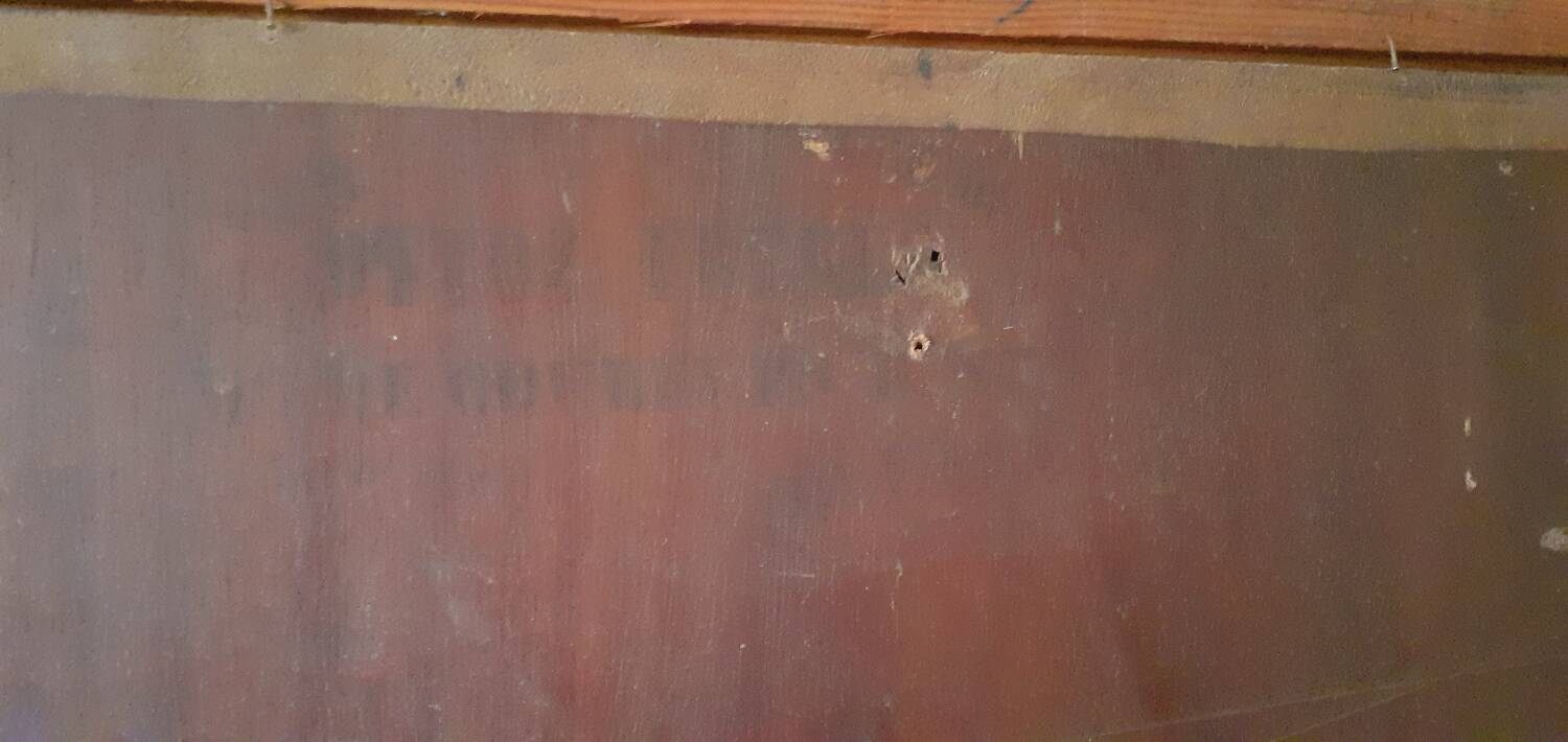 Oil on orientalist panel mid-19th century