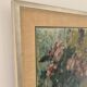 "Flowers" Oil painting, 1960s