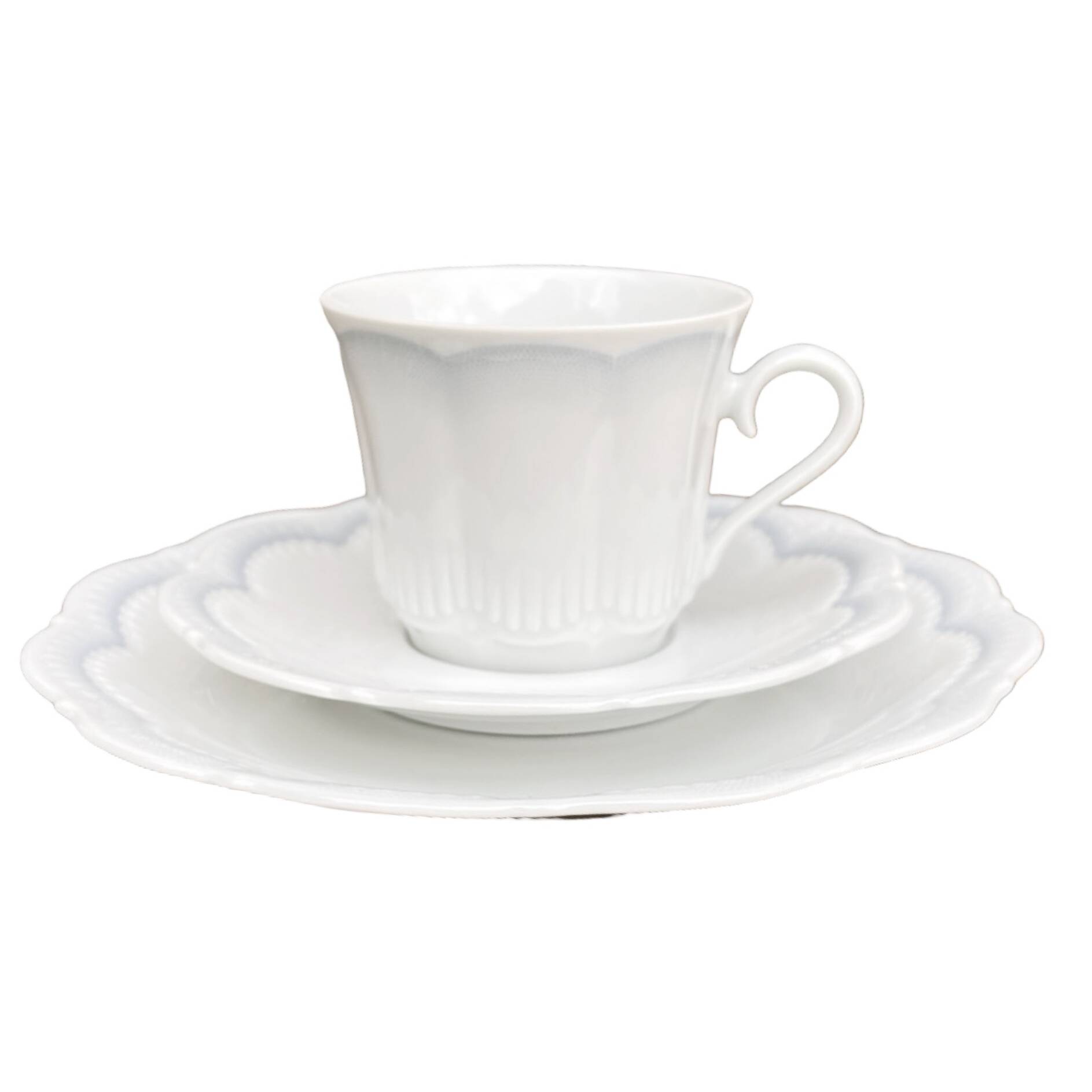 Schirnding Bavaria Breakfast Set – 1960s, signed, Art Deco porcelain