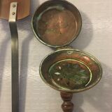 batch of copper utensils