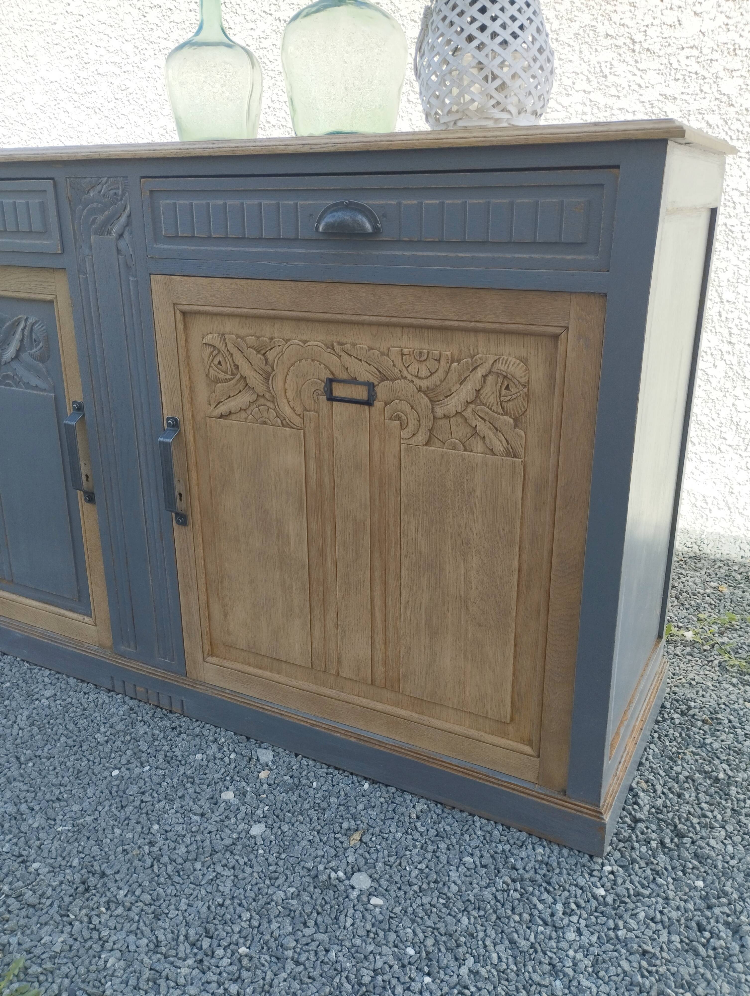 Large artdéco buffet - vintage buffet