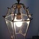 Old lantern vestibule bronze style Louis XVI glasses beveled 6-sided