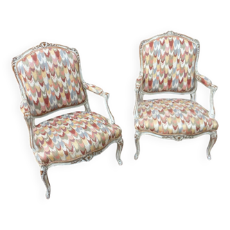 Pair of antique shepherdesses