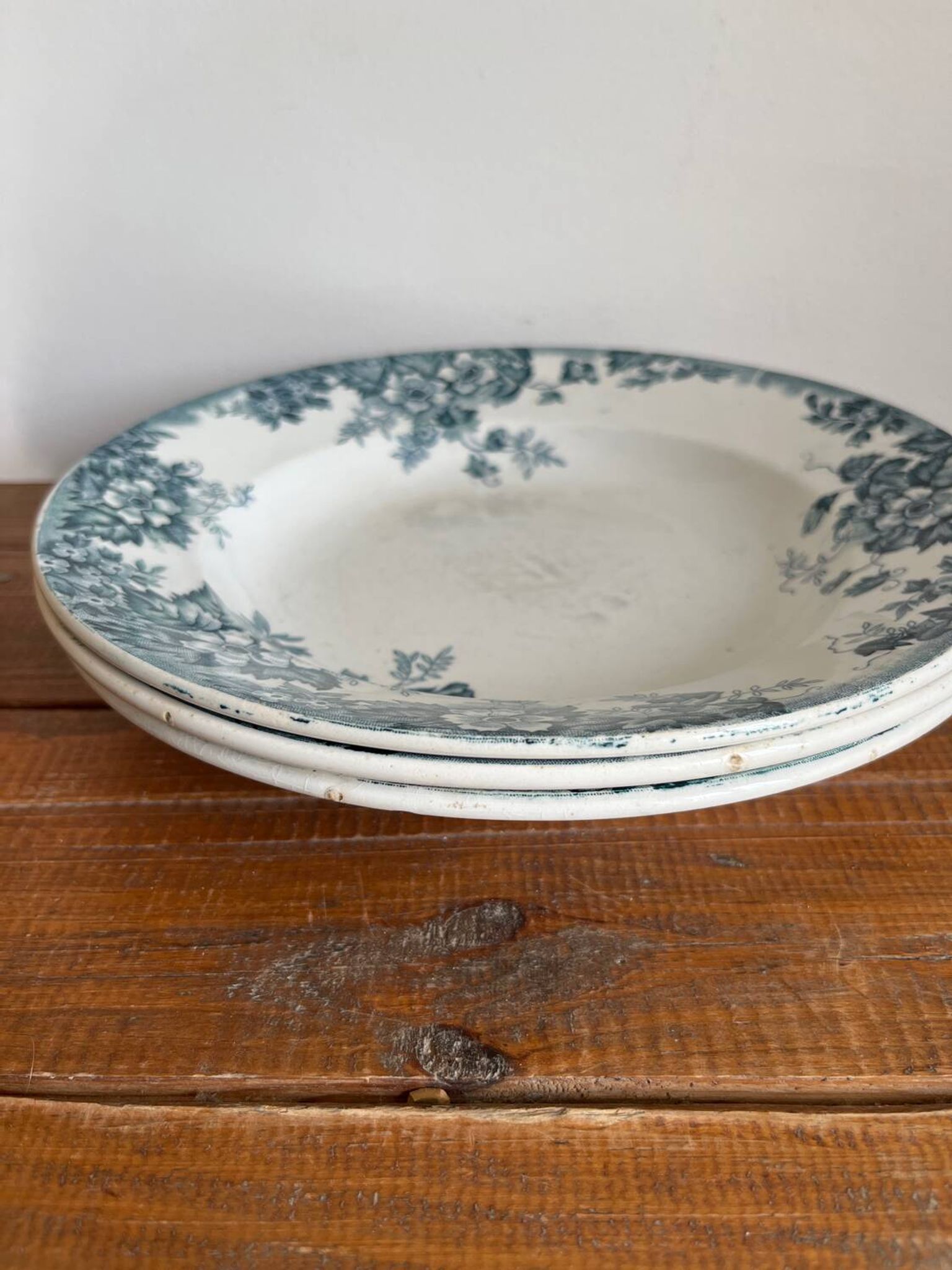 3 assiettes creuses Terre de Fer