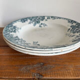 3 deep plates Terre de Fer