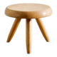 French Mid Century Wooden Berger Tripod Stool by Charlotte Perriand, 1960s