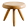 French Mid Century Wooden Berger Tripod Stool by Charlotte Perriand, 1960s