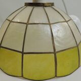 Mother-of-pearl pendant light / chandelier / vintage
