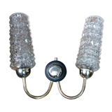 Double wall lamp glass and brass