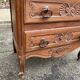 Commode vintage style Louis XV en bois du 19ème