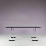1970s “T07” Trestle dining table by Peter Ghyczy, Netherlands