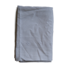 Linen embroidered old flat sheet with return