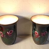 Pair of art deco basin lamps