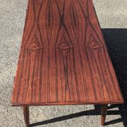 Table basse vintage en palissandre – style scandinave années 60