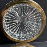 Cylindrical box – Crystal and gilded bronze