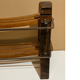 Antique fisherman's stool or wine and shoe rack, Dutch ca 1920