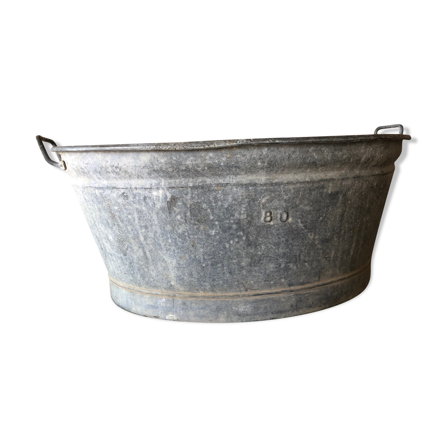 Old zinc basin 80 L