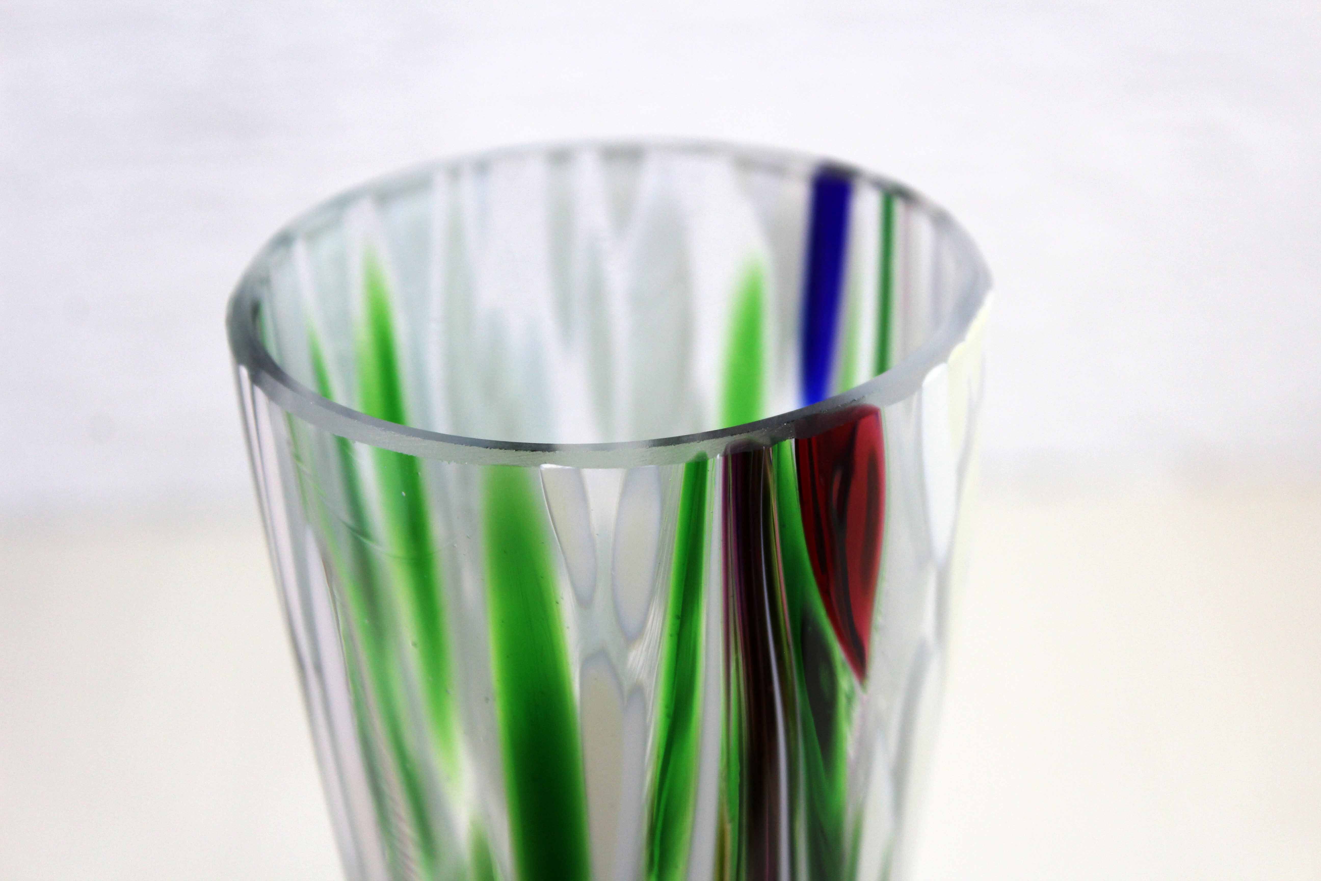 Vintage blown glass vase