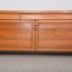 Vintage solid elm sideboard by Pierre Chapo, model R08