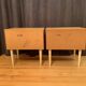 Pair of bedside tables, 1960s