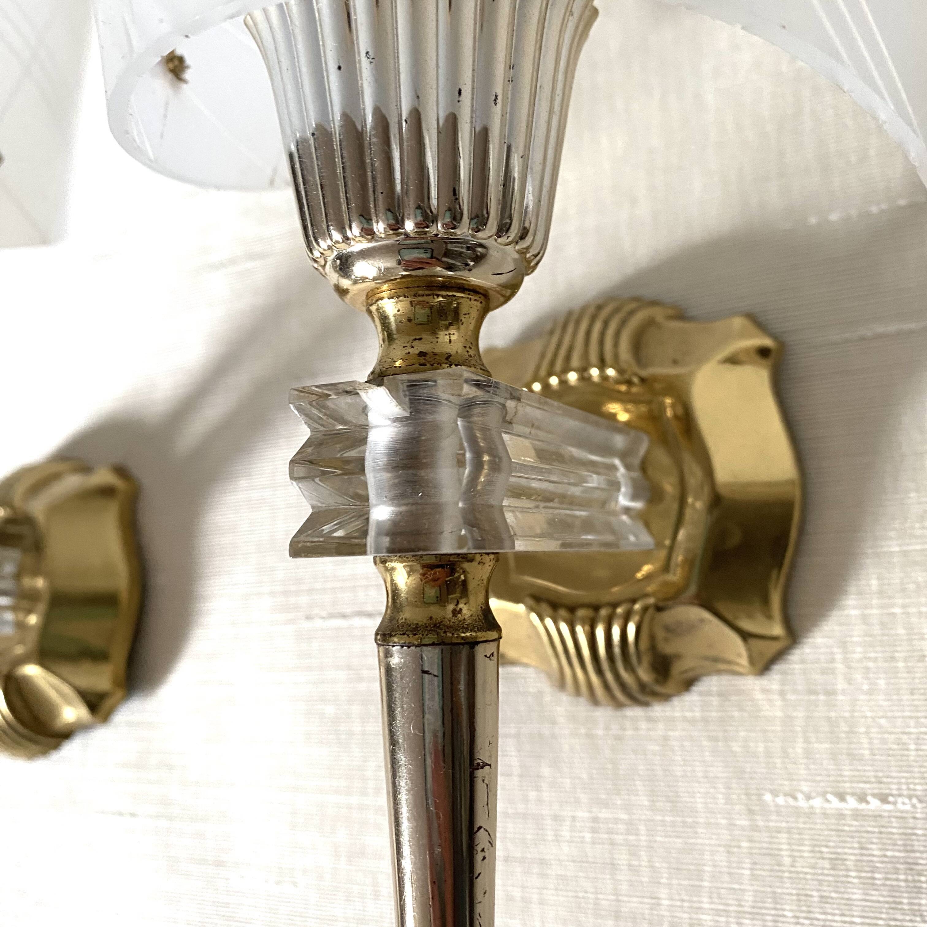 Pair of 60s wall lights