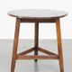 Antique English pinewood cricket table/side table from the late 18th century