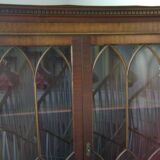 Encoignure vitrine en acajou