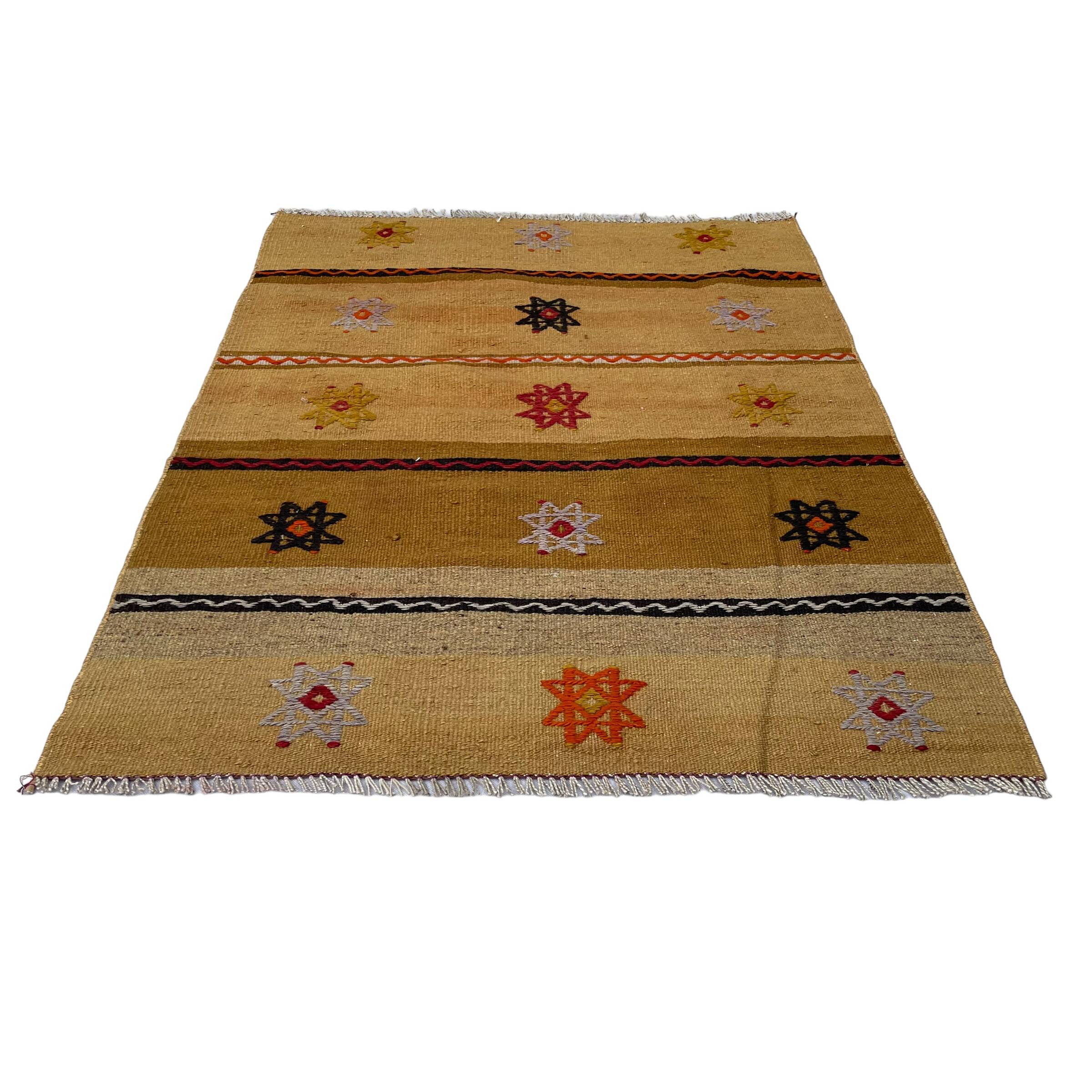 Vintage turkish kilim cushion cover , 116 x 83 cm