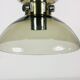 Lampe à suspension en verre rare de Limburg, années 1970