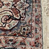 Iranian silk carpet handmade 76x131cm