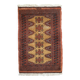 Tapis Vintage Bukhara Ouzbek en Laine, Années 1960, Authentique et Élégant