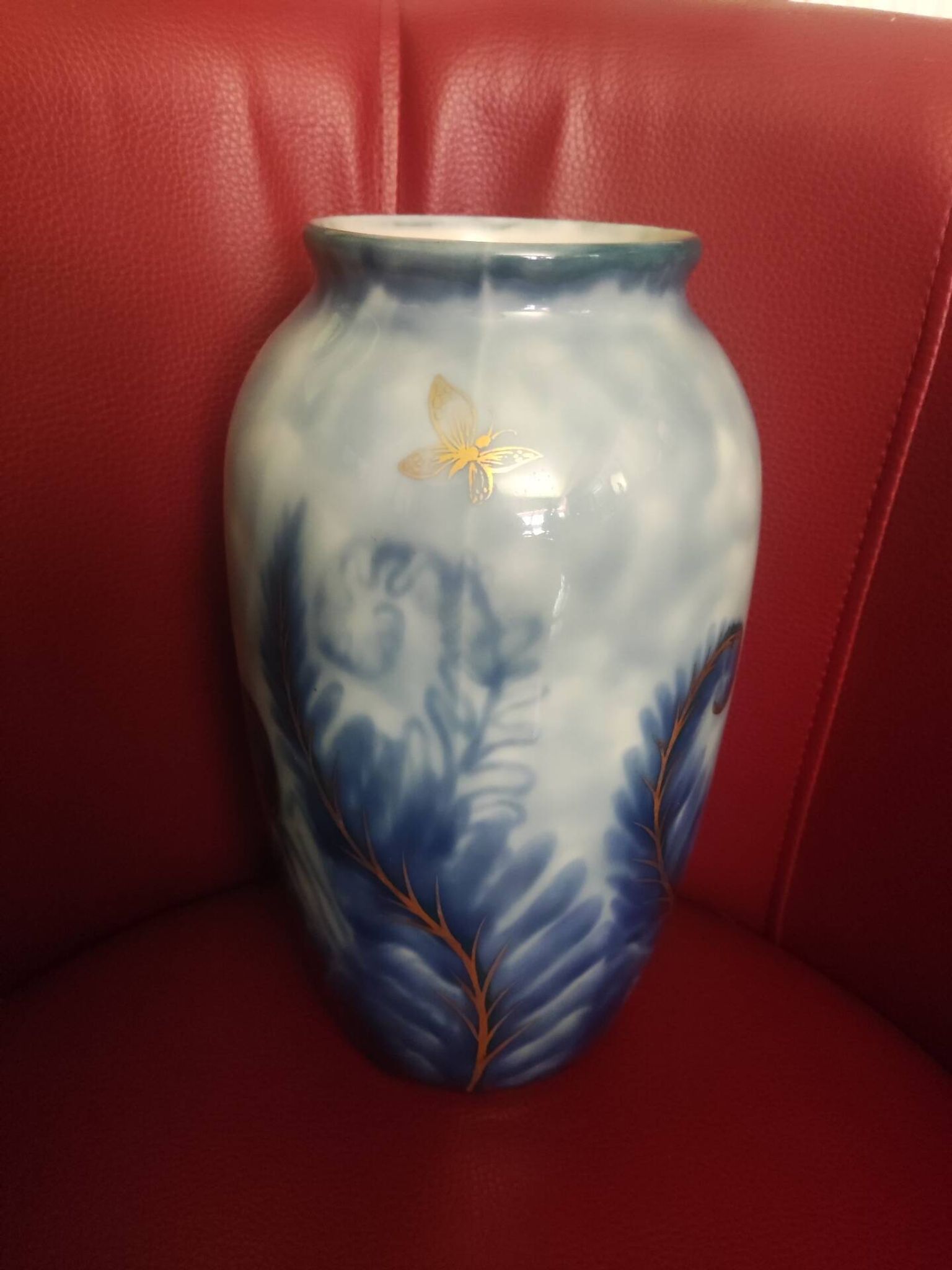 Limoges porcelain vase signed by Camille Tharaud