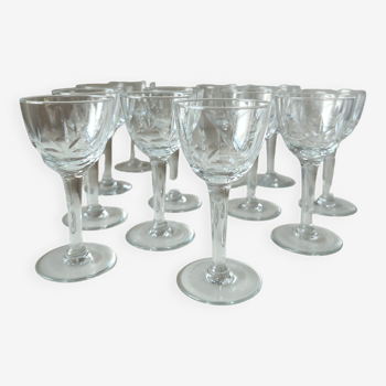 Lot de 12 verres à goutte