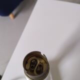 Alabaster and brass lamp