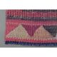 Vintage Turkish Hand-Knotted Wool Cotton Pink Runner Rug 94x329