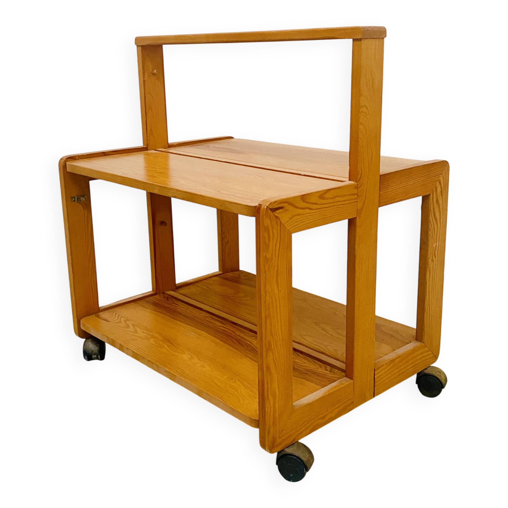 20th century folding coffee table in solid fir