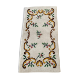 Floral wool carpet