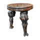 Artisan tripod stool in vines