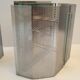 Pair of spectral vintage 1980 wall lamps