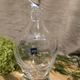 Sèvres crystal – antique whisky decanter – cut crystal with label