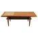 Table basse danoise en teck avec carreaux des années 1960