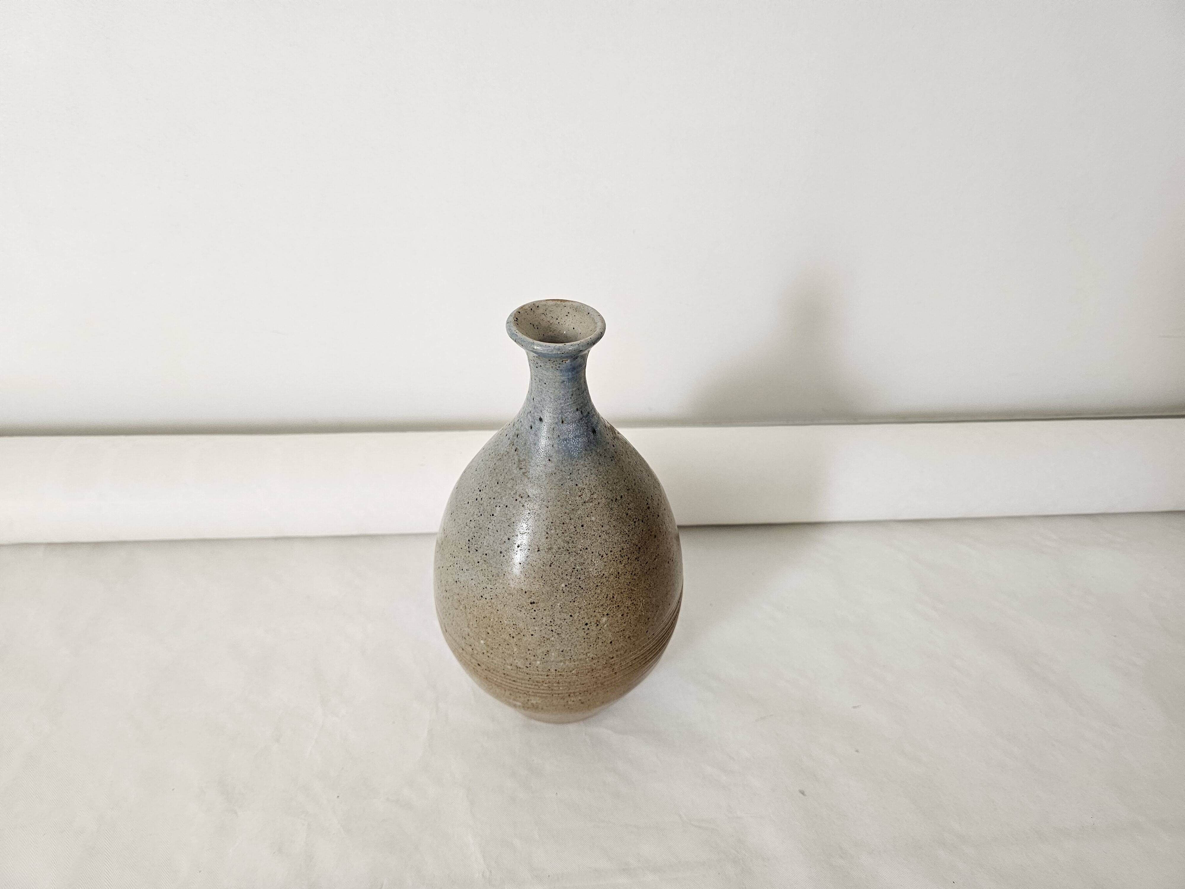 Ceramic soliflore vase signed Ligia