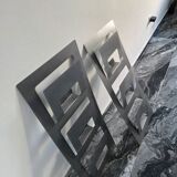 2 vintage magazine racks from the 2000s, minimalist design