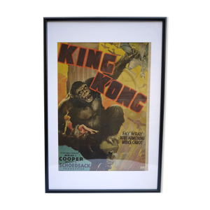Affiche King Kong années 70 taille